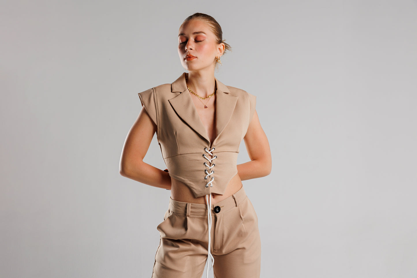 Draped Vest