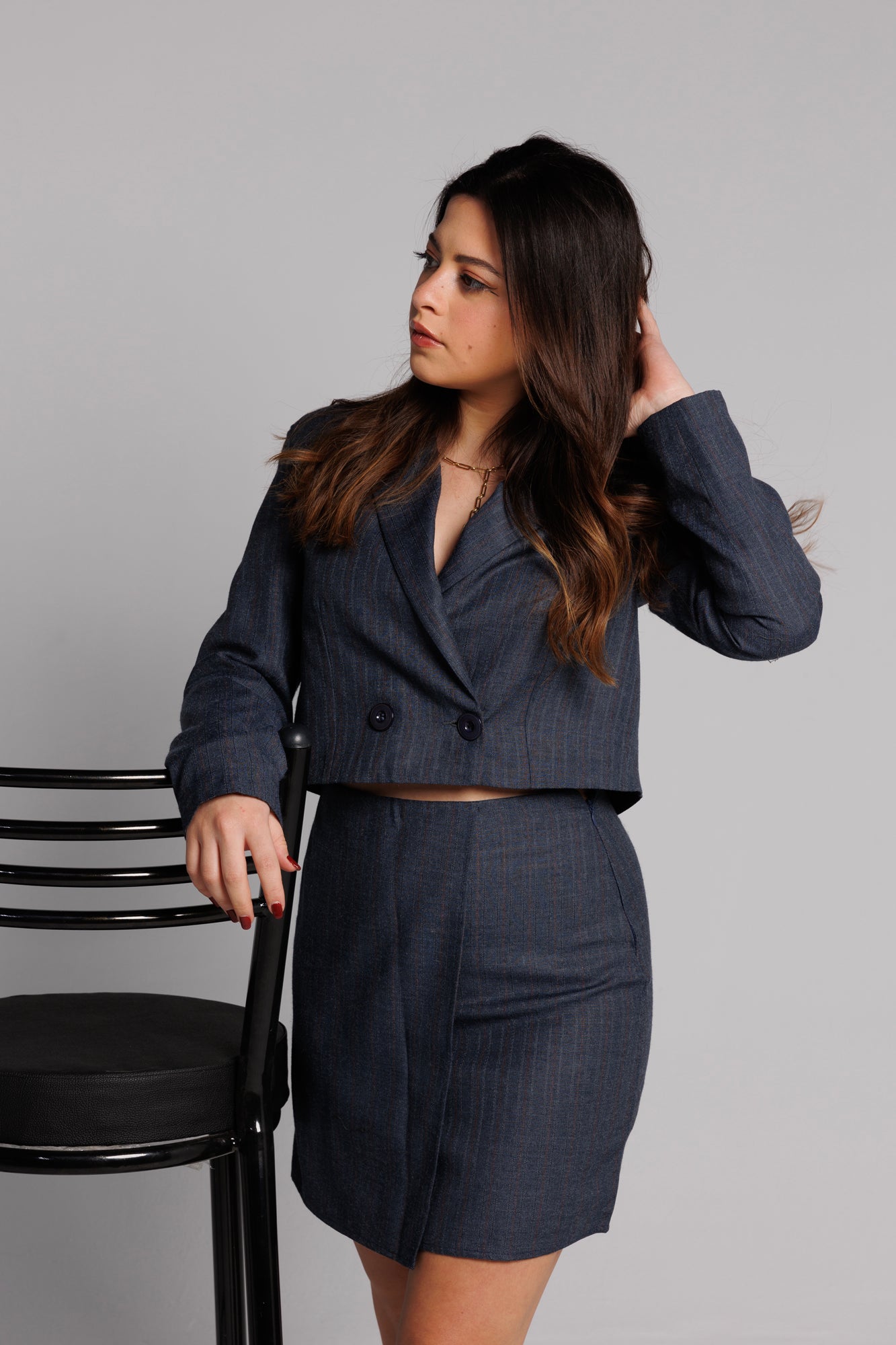 Striped Blazer